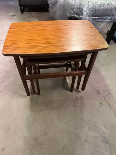 Mid century vintage nesting tables, View more