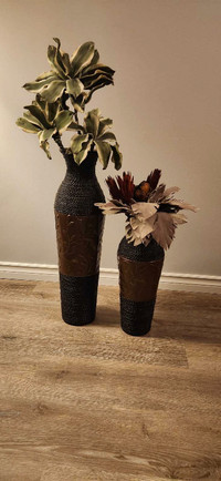 Decorative Floor Vases and plant decor.
