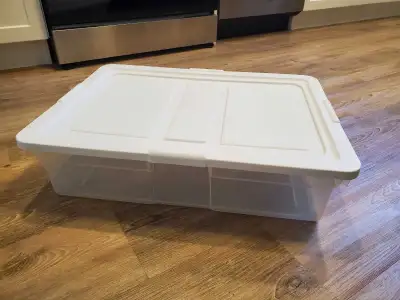 Rubbermaid Clear Storage Tote, View more