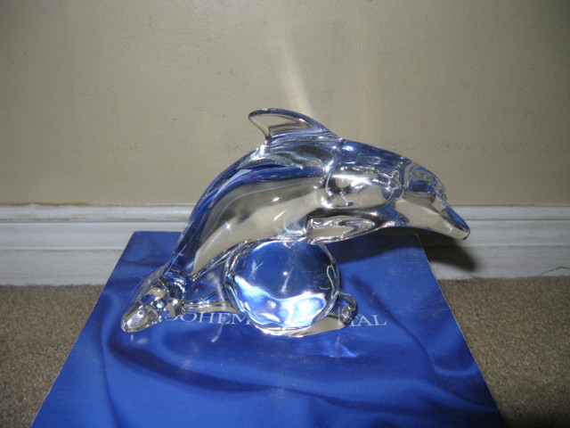 Crystal Dolphin Figurine New in Box in Home Décor & Accents in Mississauga / Peel Region
