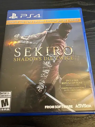 Sekiro Like New PS4, View more