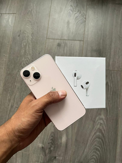 iPhone 13 mini 128gb PINK **Pods Pro/Charger Bundle + Delivery**, View more