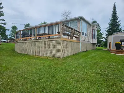 RICE LAKE For Sale - Unobstructed waterfront park model at Rice Lake $89,900.00 Kropf Springbrook pa...