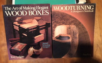 Lathe/ Box Woodworking reference books-excellent condition
