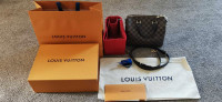 Authentic LV speedy Bandouliere 25 with shoulder strip 