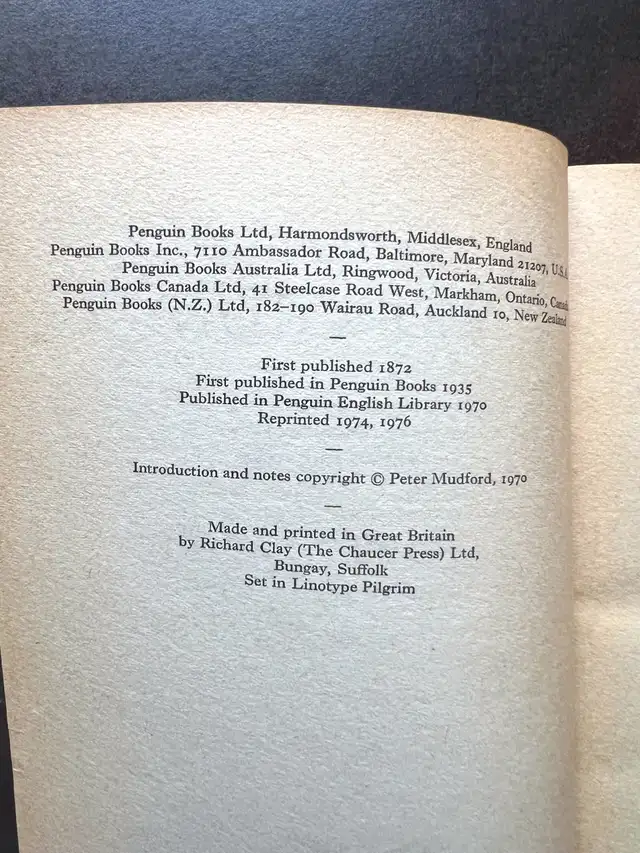 EREWHON by Samuel Butler.  Penguin Paperback in Fiction in City of Toronto - Image 3