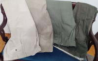 4 PAIRS OF CASUAL MENS PANTS (48 waist x 30 leg)