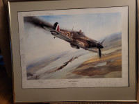 Battle of Britain VC framed aviation print, by Robert Taylor