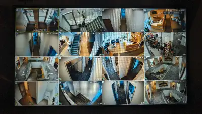 Active Deterrence Siren Security Camera System with installation, View more