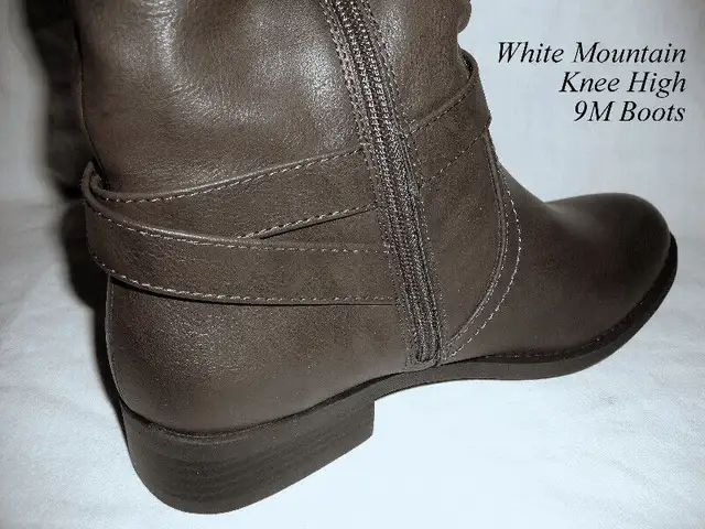 White Mountain knee hi boots, 9M-WC, brown, new, never worn in Women's - Shoes in City of Toronto - Image 5