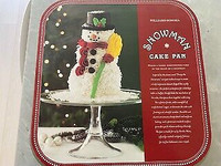 Williams Sonoma Snowman Cake Pan
