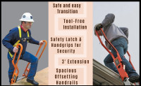 Guardian #10800 Safe-T Ladder Rail, Extension System.
