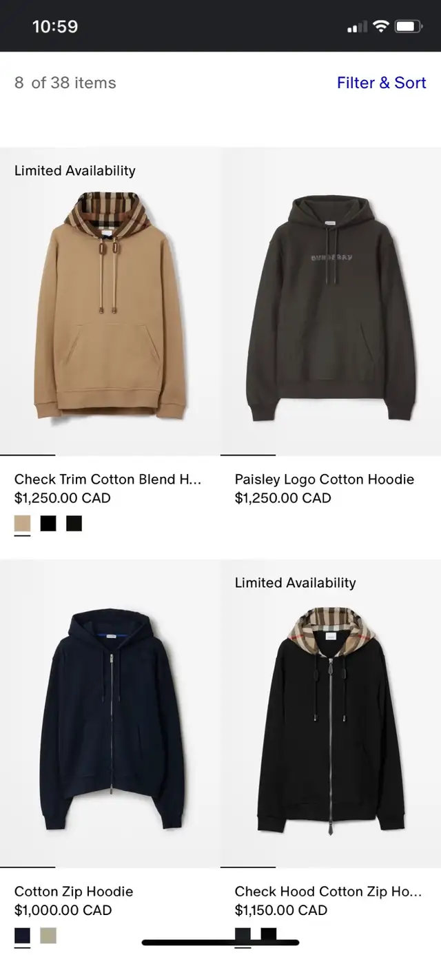 Burberry Hoodie Brand New w Tags in Men's in City of Toronto - Image 3
