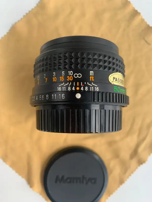 Mamiya Sekor EF 1 : 1.7  f= 50mm 49 ø Lens Made In Japan in Cameras & Camcorders in City of Toronto - Image 3