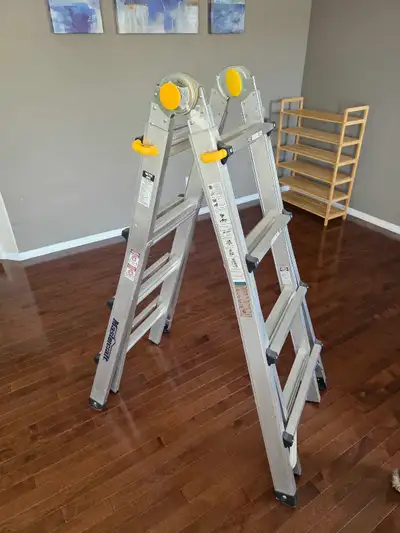 Mastercraft Aluminum Multi-Task Ladder, 17-ft, 300-lb, View more