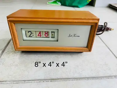 Vintage Seth Thomas Speed Read Clock E037-000, View more