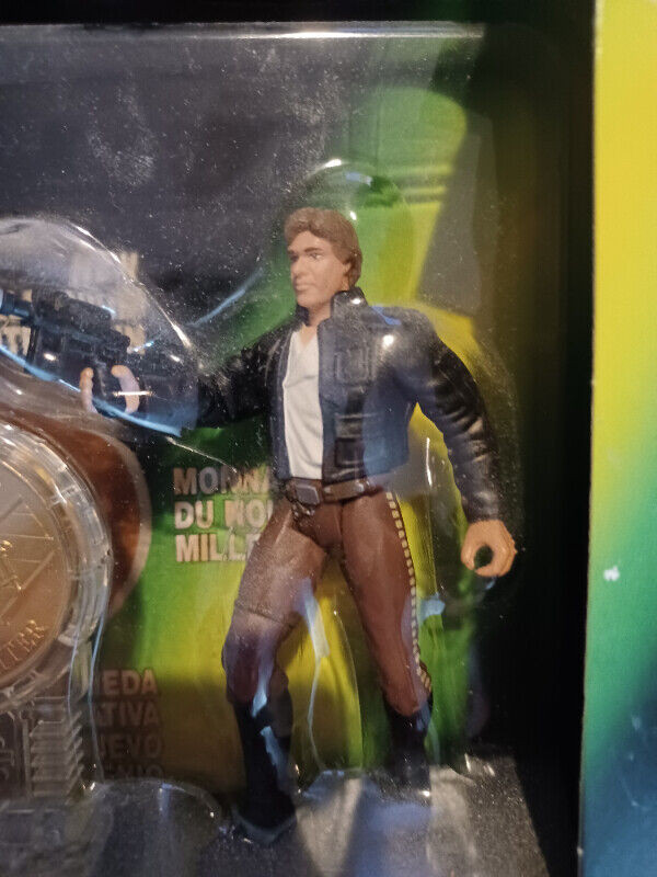 Han Solo Bespin Starwars POTF with Coin collection 1998 MIB in Toys & Games in Oakville / Halton Region - Image 3