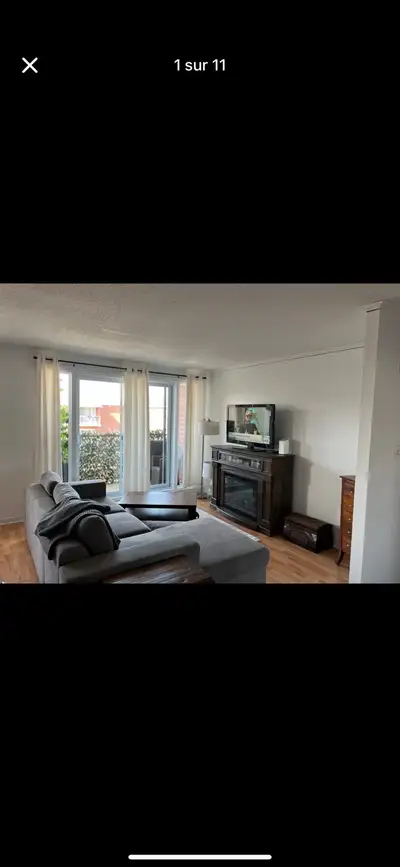 4 1/2 rénové dans Lebourgneuf Pour le 1er Avril 1 espace stationnement déneigé Au 3e Étages locker d...