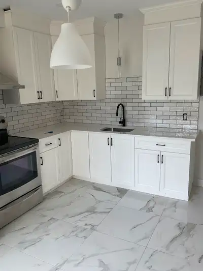 Bright 2nd floor apartment for rent located near Monk. Completely renovated with quality materials....