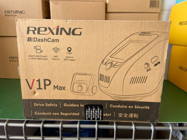 Rexing V1P Max 4K Dual Channel Dash Cam in Arts & Collectibles in Markham / York Region