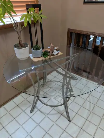 Glass Top Round Table, View more