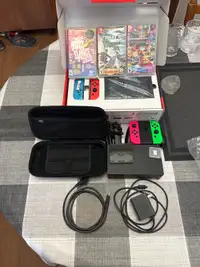 Nintendo switch bundle with accessories $400