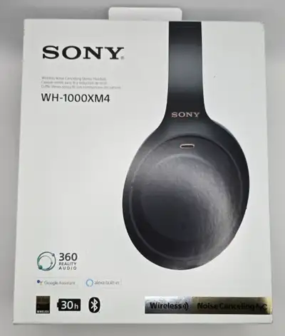 Only used a few times - in perfect like-new condition. Intelligent and intuitive, the WH-1000XM4 hea...