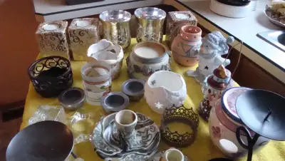 VARIETY OF TEA LIGHT CANDLE HOLDERS P/U QUEENSLAND SE, View more