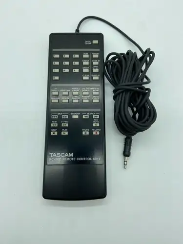 Tascam RC-30D remote for Tascam DA-30 DAT, View more