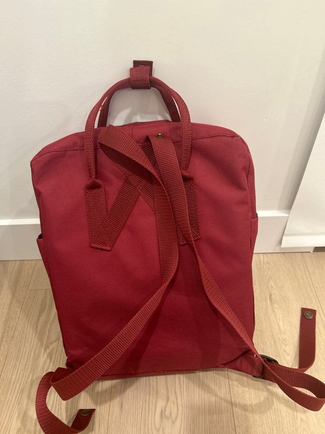 Fjall raven backpack (red wine  in Other in Downtown-West End - Image 4