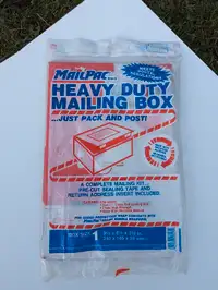 Mailing Box Kit – Heavy Duty, Triple Wall Cardboard  (BRAND NEW)