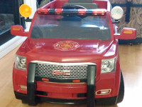 FIRE TRUCK-Kids Sit n Ride 12V Battery Operated Vehicle