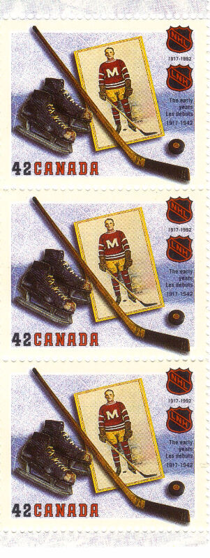 Canada Stamps - NHL 1917-1992 The Early Years 1917-1942 42c dans Art et objets de collection  à Ville de Montréal