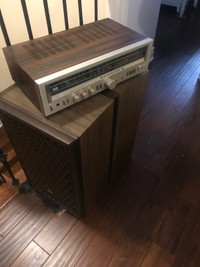 Vintage Stereo- Receiver and speakers only
