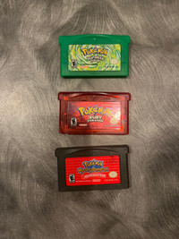Pokemon GBA ruby, green, red rescue team