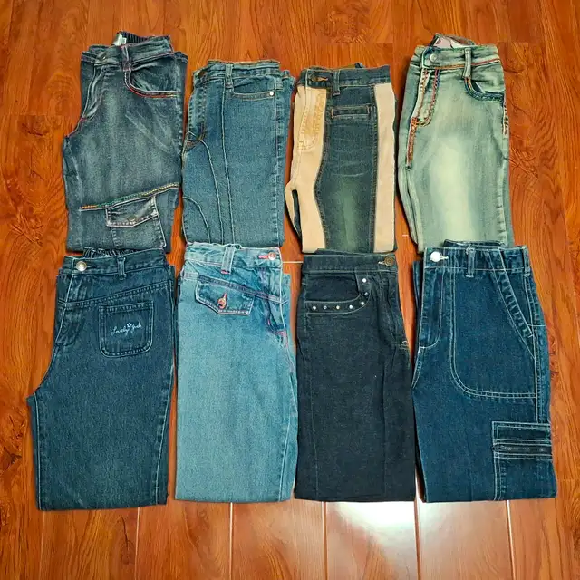 Girls jeans bundle 9/10