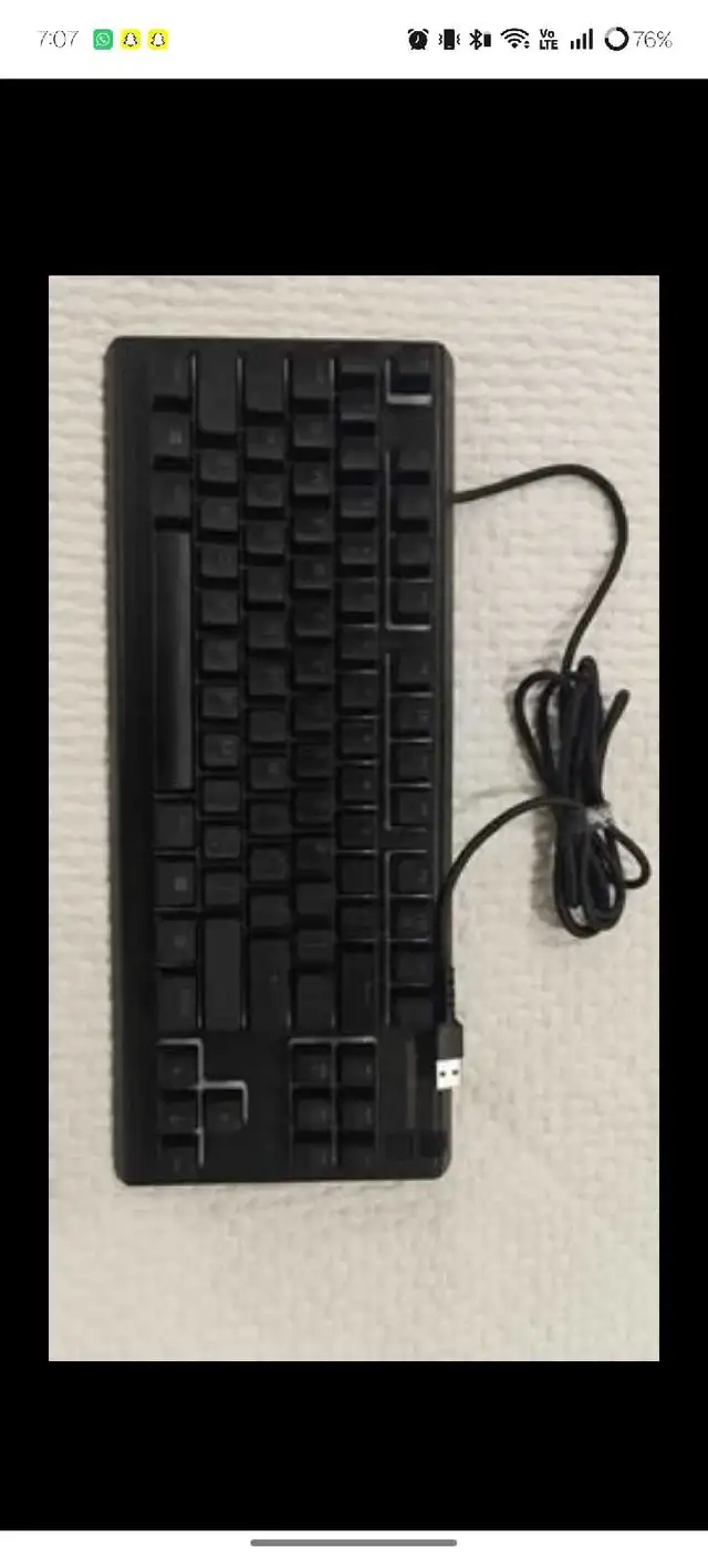 SteelSeries Apex 3 TKL Keyboard in Mice, Keyboards & Webcams in Calgary - Image 2