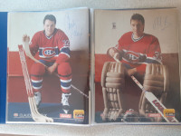 SET DE PHOTOS DE HOCKEY VINTAGES CANADIENS MONTREAL 1989-90