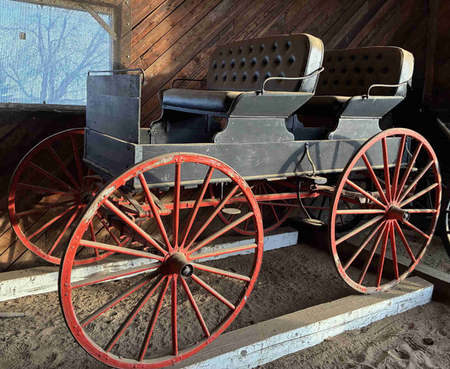 Big Double Seat Horse Buggy in Equestrian & Livestock Accessories in Ottawa