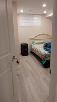 Avail asap-Bsmt  furnished room for 2 girls