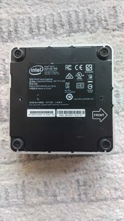 This reliable, compact Intel NUC NUC5i3MYHE mini computer is ready for a new home and remains in goo...