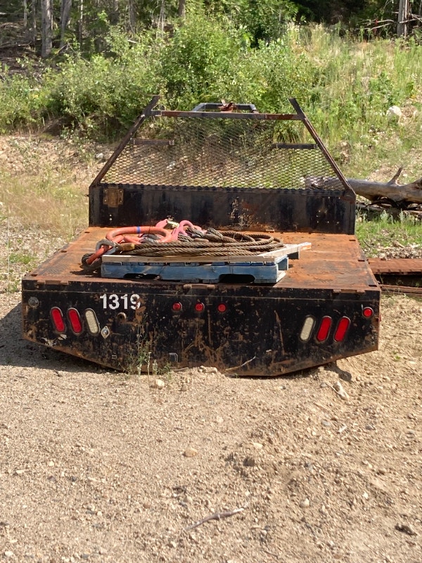 Dually Truck Steel Flat Deck + 2 Tool boxes Heavy Equipment Nelson