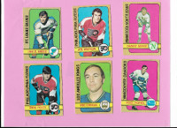 Vintage Hockey Cards: 1972-73 OPC (Lot of 31 Flett, Tallon, etc)