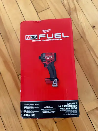Milwaukee M18 FUEL 1/4" Hex Impact Driver 2953-20, View more
