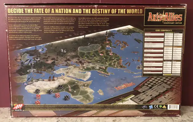 Axis & Allies Anniversary Edition  in Arts & Collectibles in Mississauga / Peel Region - Image 3