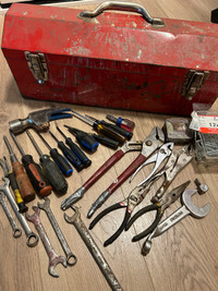 Toolbox with tools 