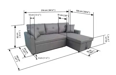 Sleeper Sectional Sofa, View more