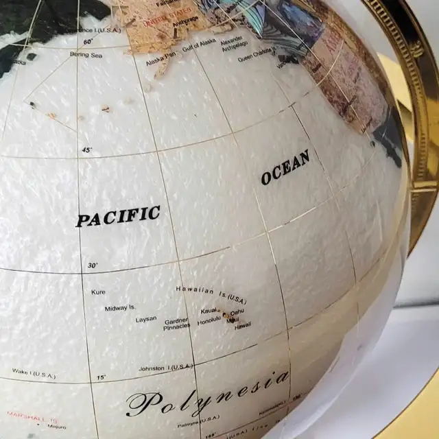Mother Of Pearl World Globe 63826838099713124