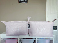 Rae Dunn Set of 2 Nesting Baskets for Toys/Dolls, BNWT