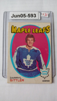 Darryl Sittler 1971-72 O-Pee-Chee #193 Toronto Maple Leafs card